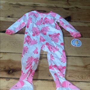 Carter's Pink Pig Piggy PJs, NWT 24 months